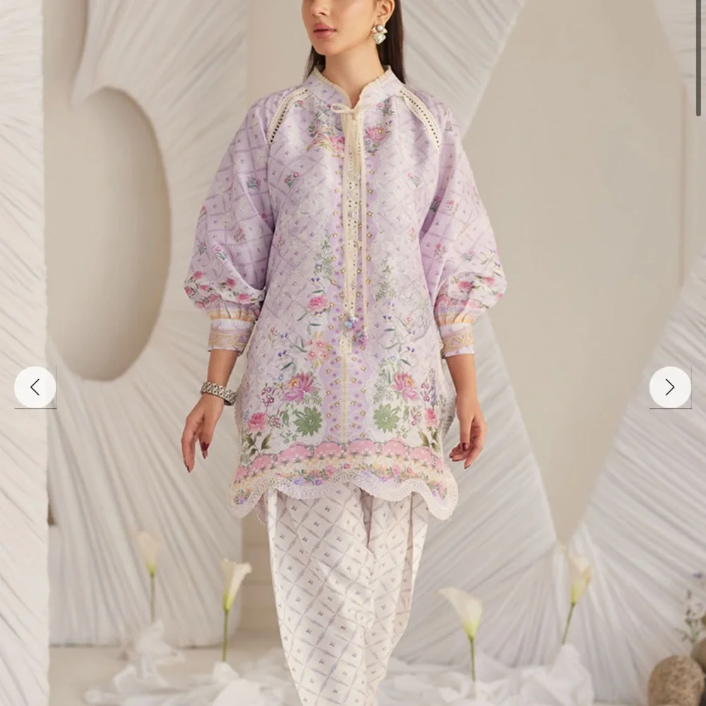 NEW Farah Talib Aziz Kira lavender outfit M - Picture 1 of 7